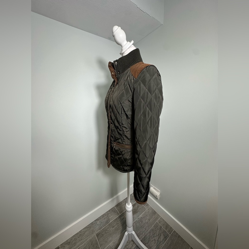 Zara Basic Quilted Country Style Jacket Size Small - Picture 4 of 14